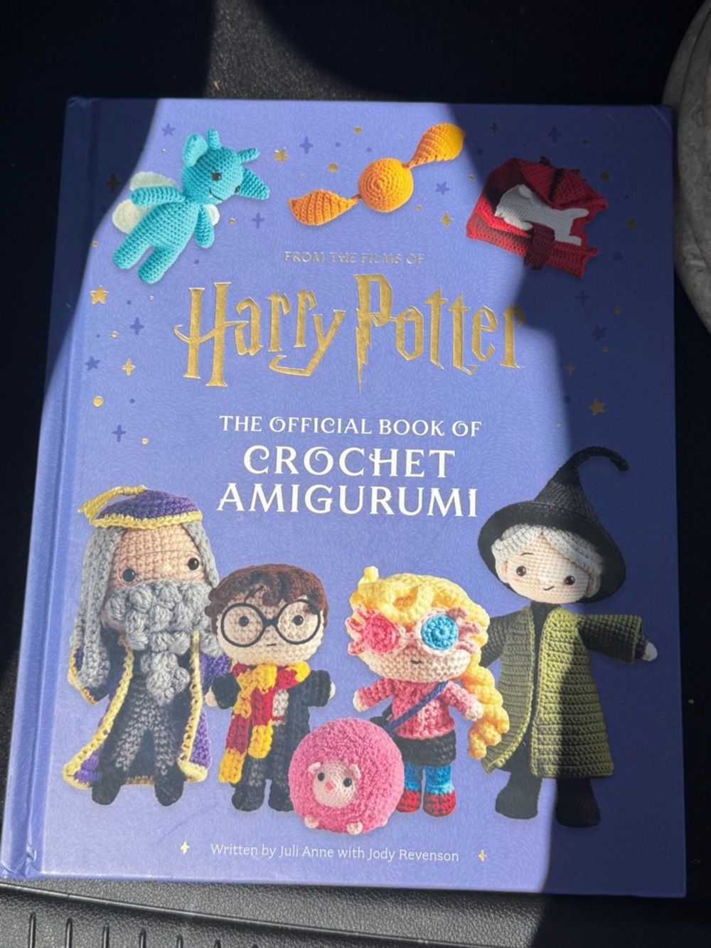 Warner Bros. Harry Potter Crochet Amigurumi Book - Purple, Gold, Red, Teal, Pink